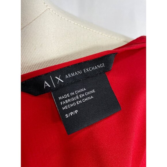 Armani Exchange beautiful red dress.  Career event date night Valentine Small - Picture 5 of 5